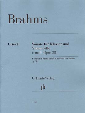 Illustration brahms sonate n° 1 op. 38 en mi min