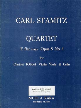 Illustration de Quatuor op. 8/4 en mi b M