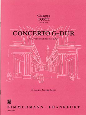 Illustration de Concerto en sol M pour 3 flûtes et basse continue