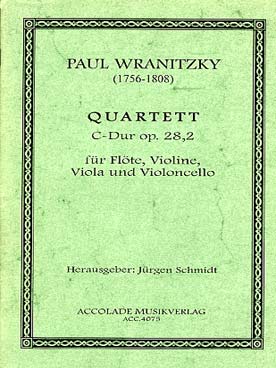 Illustration wranitzky quatuor op. 28/2