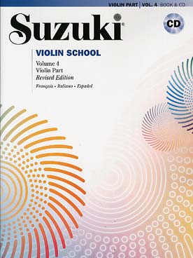 Illustration suzuki violin school  vol. 4 revise +cd