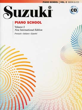 Illustration de SUZUKI Piano School (français/espagnol) - Vol. 2 avec CD play-along