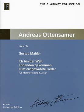 Illustration de Ich bin der Welt abhanden gekommen : 5 transcriptions de Lieder