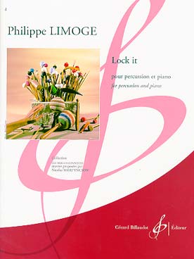 Illustration de Lock it pour percussion et piano
