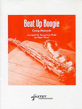 Illustration de Beat up boogie pour 8 saxophones SAATTBB