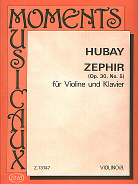 Illustration hubay zephir op. 30 n° 5