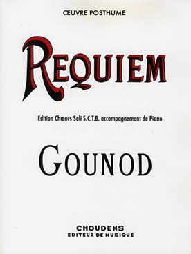 Illustration de Requiem pour chœur à 4 voix et piano