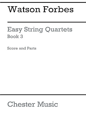 Illustration forbes quatuors a cordes faciles vol. 3