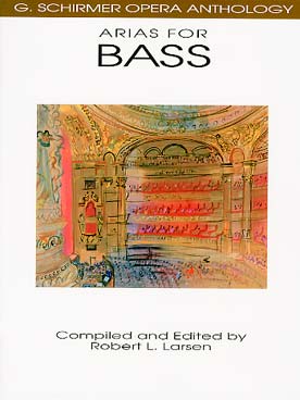 Illustration anthologie d'airs d'opera basse
