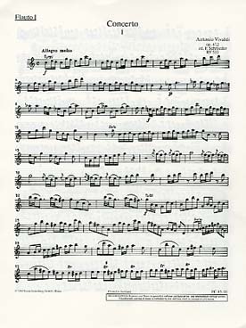 Illustration de Concerto op. 47/2 en do M pour 2 flûtes - flûte 1