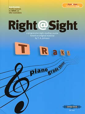 Illustration de RIGHT@SIGHT : a progressive sight-reading course - Vol. 3