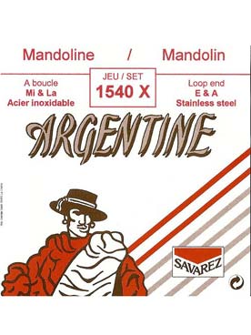 Illustration de Jeu mandoline argentine - jeu complet 8 cordes pour mandoline