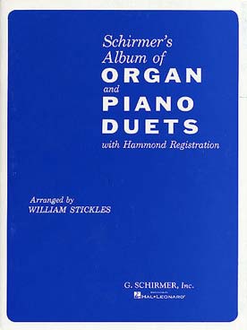 Illustration de SCHIRMER'S ALBUM OF ORGAN & PIANO DUETS