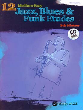 Illustration de 12 Medium easy jazz etudes (do) avec CD