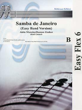 Illustration de Samba de Janeiro pour harmonie avec 6 parties flexibles