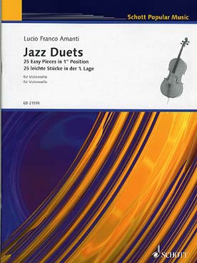 Illustration amanti jazz duets
