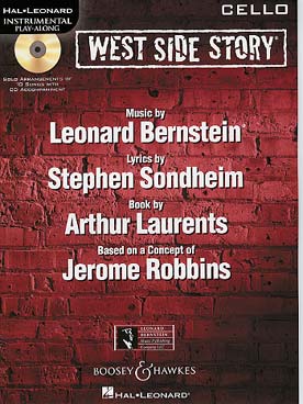 Illustration bernstein west side story violoncelle