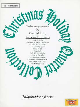 Illustration de Christmas holiday quartet collection