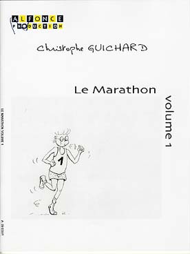 Illustration de Le Marathon : 21 études de concert pour marimba (4 octaves 1/3 ou 5 octaves) et piano, avec CD play-along - Vol. 1 : N° 1 à 5