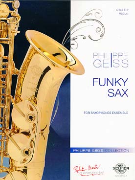 Illustration de Funky sax pour ensemble de saxophones