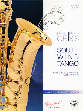 Illustration de South wind tango pour saxophone soprano et flûte