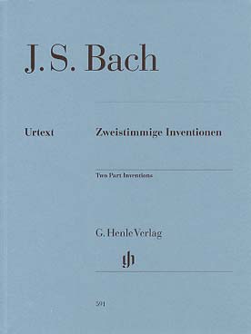 Illustration de Inventions à 2 voix BWV 772-786 - éd. Henle révisée 2015