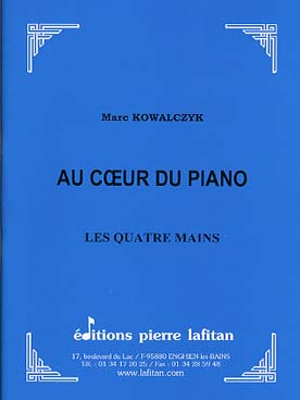 Illustration de Au cœur du piano - Pièces pour piano à 4 mains des vol. 1 et 2