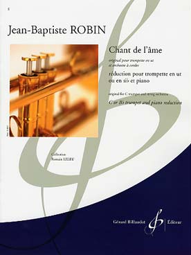 Illustration de Chant de l'âme pour trompette et cordes, réd. trompette et piano
