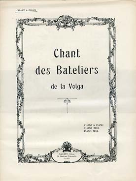 Illustration de Chant des BATELIERS DE LA VOLGA