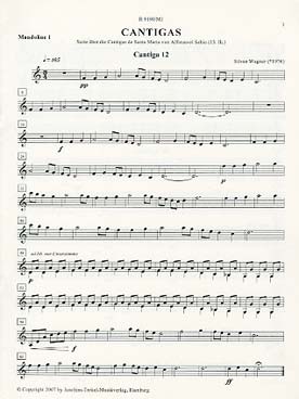 Illustration de Cantigas - Mandoline 1