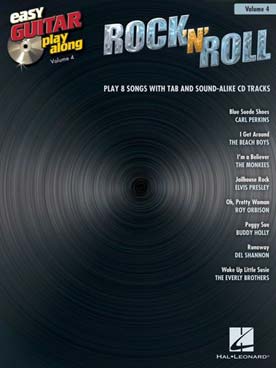 Illustration de EASY GUITAR PLAY ALONG - Vol. 4 Rock 'N' Roll