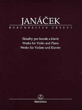 Illustration janacek oeuvres pour violon et piano