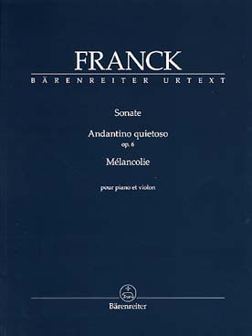 Illustration de Andantino quietoso op. 6 - Sonate - Mélancolie