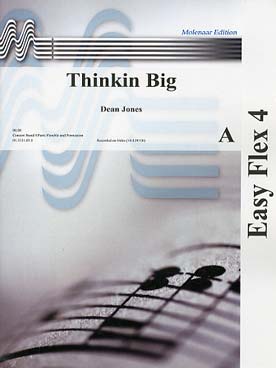 Illustration de Thinkin' big pour harmonie avec 4 parties flexibles