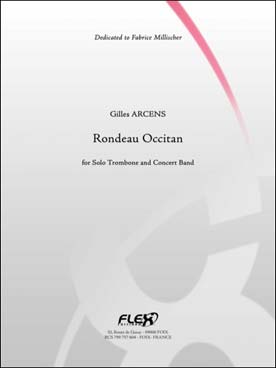 Illustration de Rondeau occitan pour trombone solo et orchestre d'harmonie