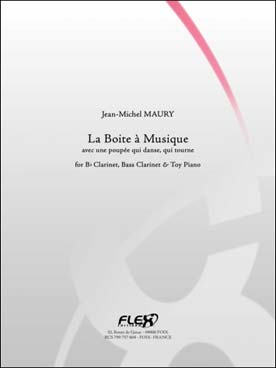 Illustration de La Boîte à musique pour 2 clarinettes et toy piano