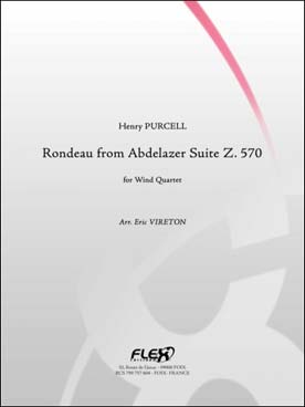 Illustration de Rondeau extrait de la suite Abdelazer pour quatuor à vent