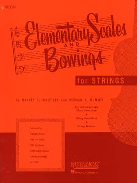 Illustration de Elementary scales and bowings
