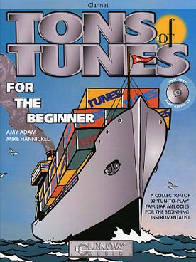 Illustration de TONS OF TUNES for the beginner avec CD play-along