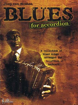 Illustration van houten blues for accordion