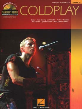 Illustration de PIANO PLAY ALONG SERIES avec audio - Vol. 16 : Coldplay