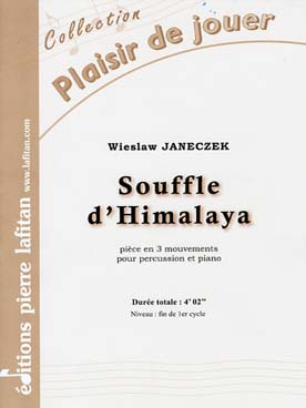 Illustration de Souffle d'Himalaya pour percussion et piano