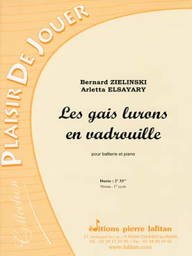 Illustration de Les Gais lurons en vadrouille pour batterie et piano