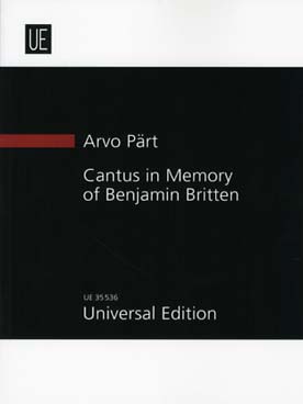 Illustration de Cantus in memory of Benjamin Britten