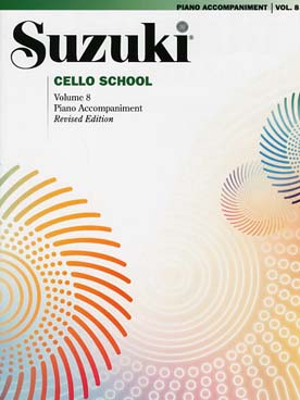 Illustration de SUZUKI Cello School (édition révisée) - Accompagnement piano du Vol. 8