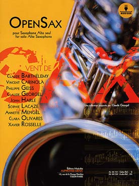 Illustration de OPEN SAX avec carte de téléchargement : Barthélemy, Carinola, Geiss, Georgel, Harle, Lacaze, Mengel, Olivares... - Vol. 1