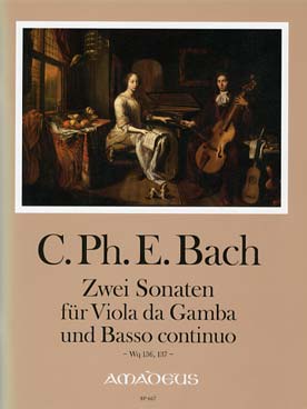 Illustration bach cpe sonates wq 136 et 137