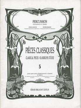 Illustration pieces classiques percu a clavier vol 5