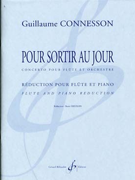 Illustration de Pour sortir au jour, concerto pour flûte et orchestre, réd. piano