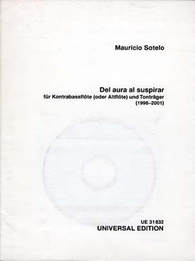 Illustration de Del Aura al supirar pour flûte contrebasse (ou flûte alto) avec CD   